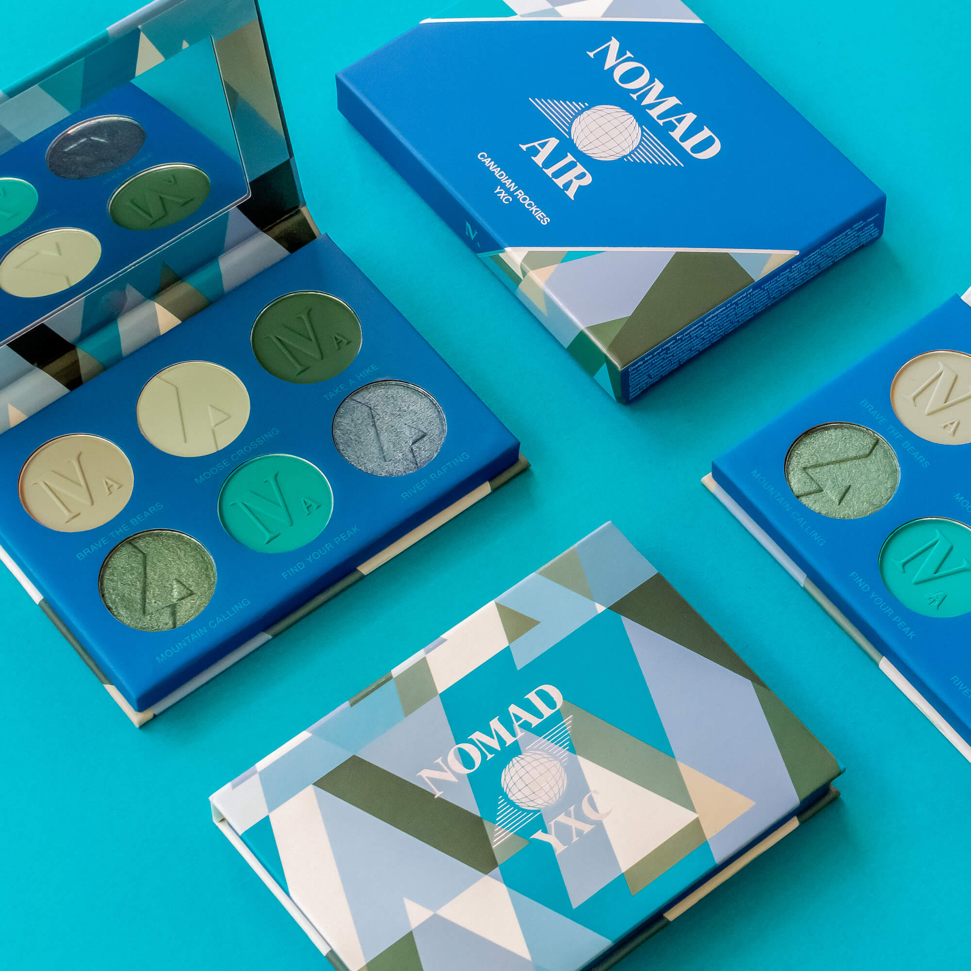 NOMAD Air - Canadian Rockies YXC Travel Eyeshadow Palette