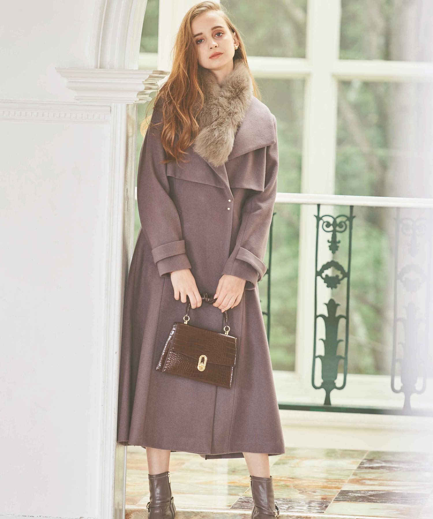 バックプリーツウールトレンチコート | コート | NOELA OFFICIAL WEB STORE