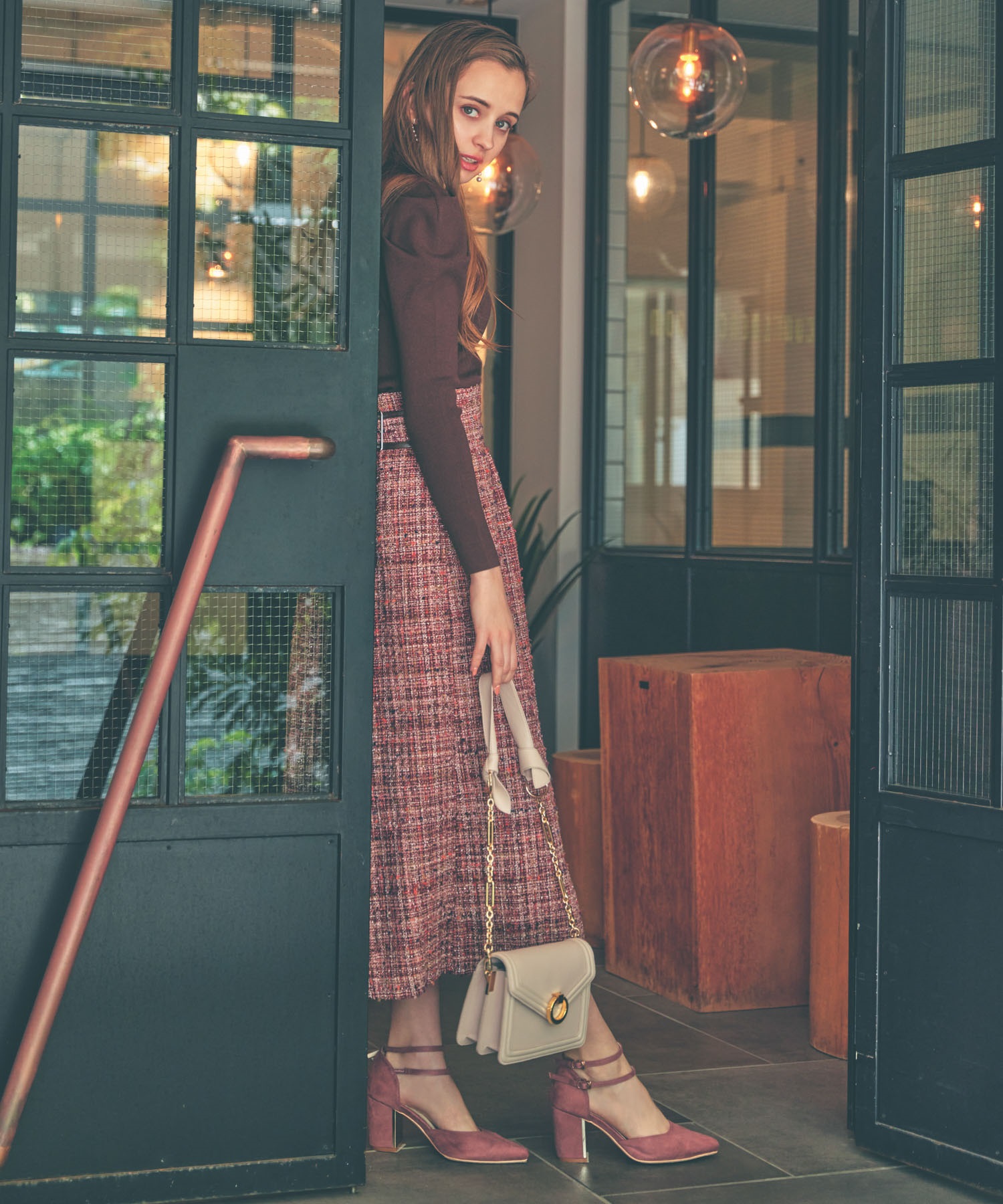 チェックパターンフレアスカート | フレアスカート | NOELA OFFICIAL