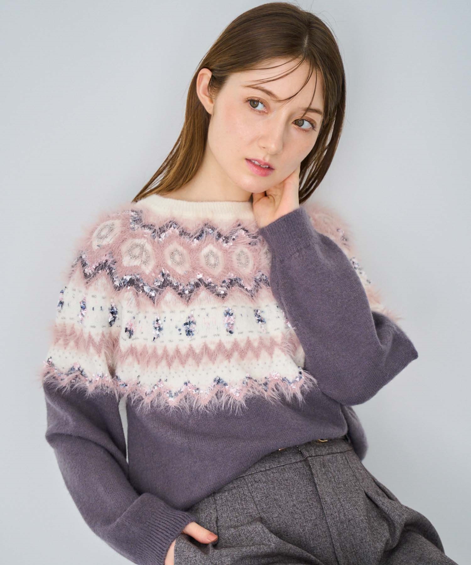 ノルディック柄ニット | ニット | NOELA OFFICIAL WEB STORE