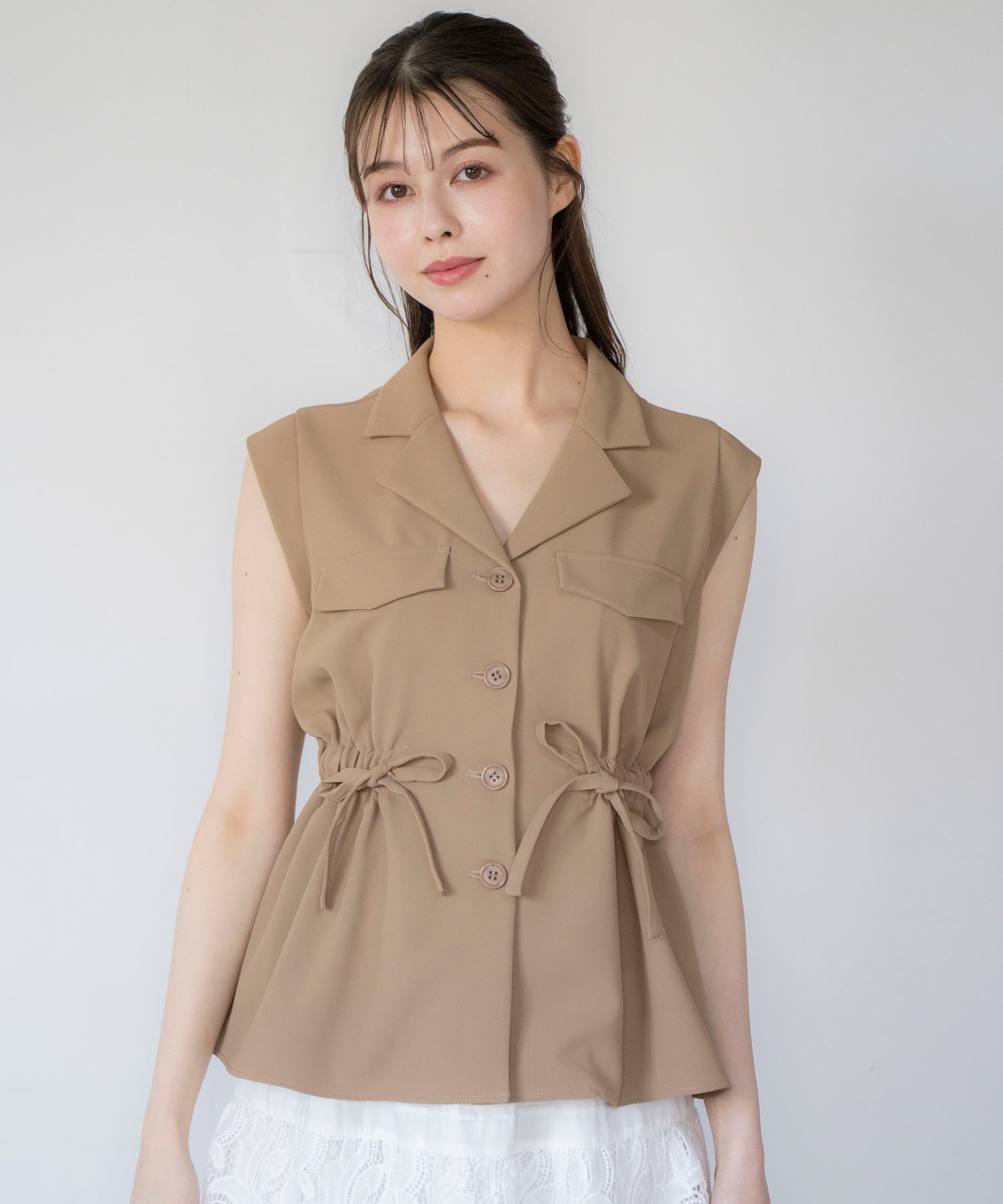 新色追加】ウエストギャザージレブラウス | シャツ・ブラウス | NOELA