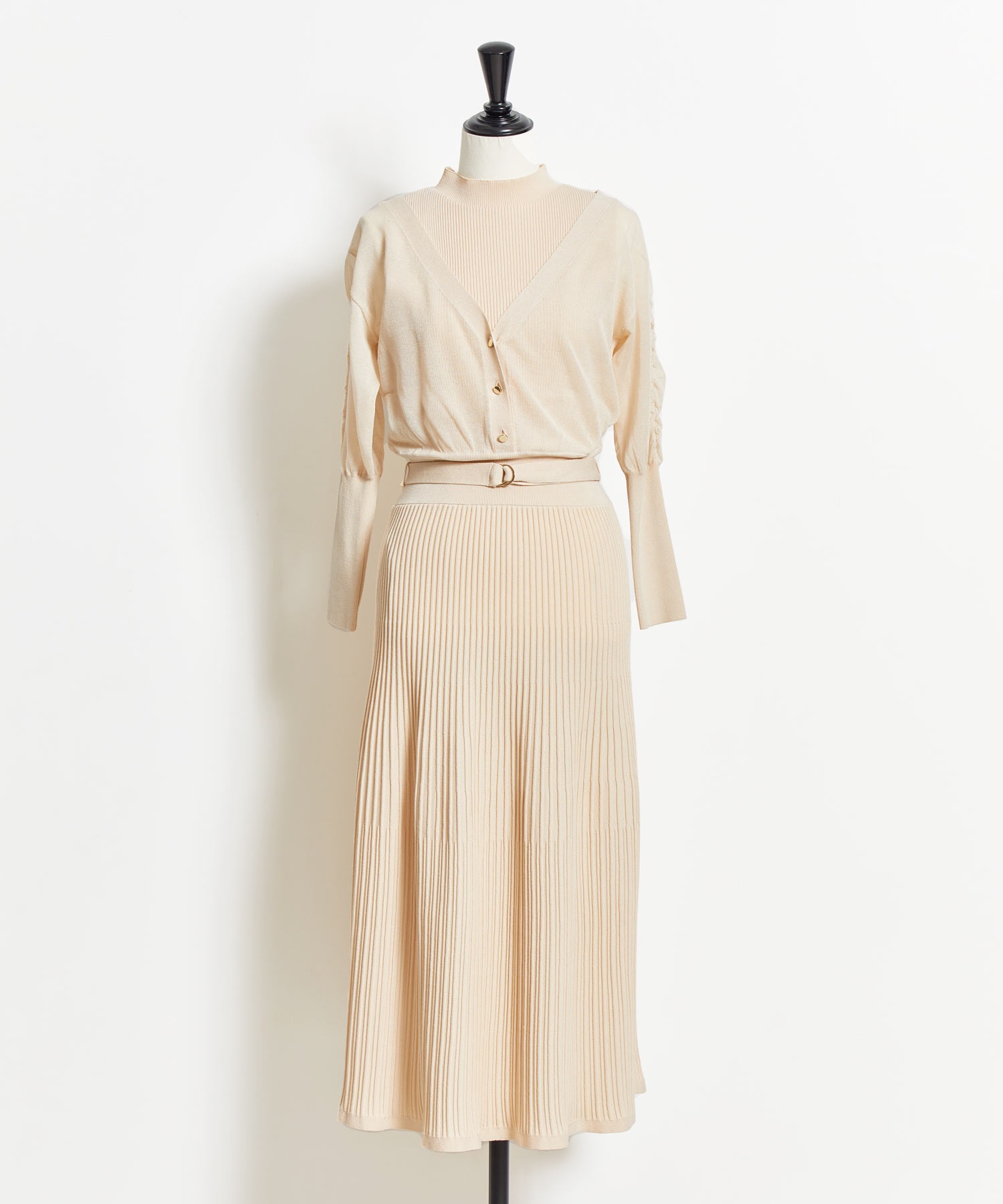 SSサイズあり】シアードッキングワンピース | ニットワンピース