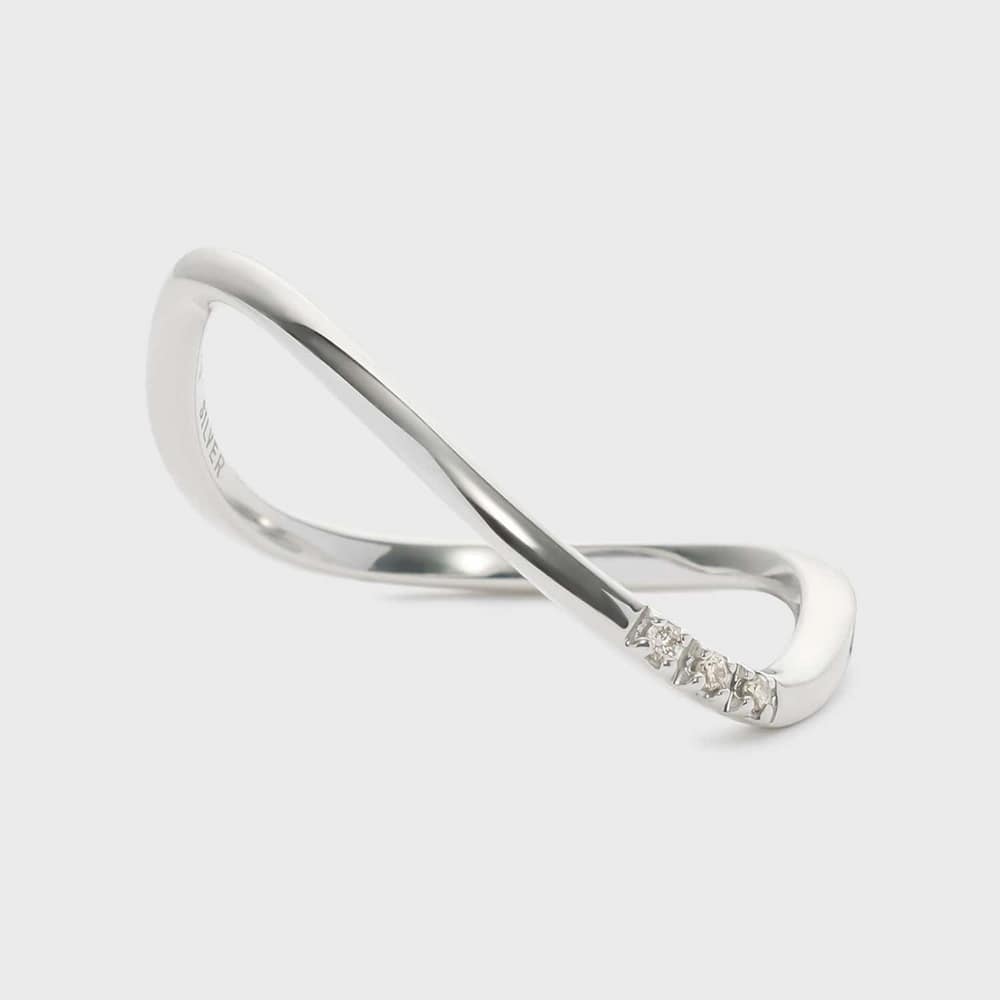 SAORIさんご着用】シルバーダイヤモンドリング｜リング｜ノジェス 公式