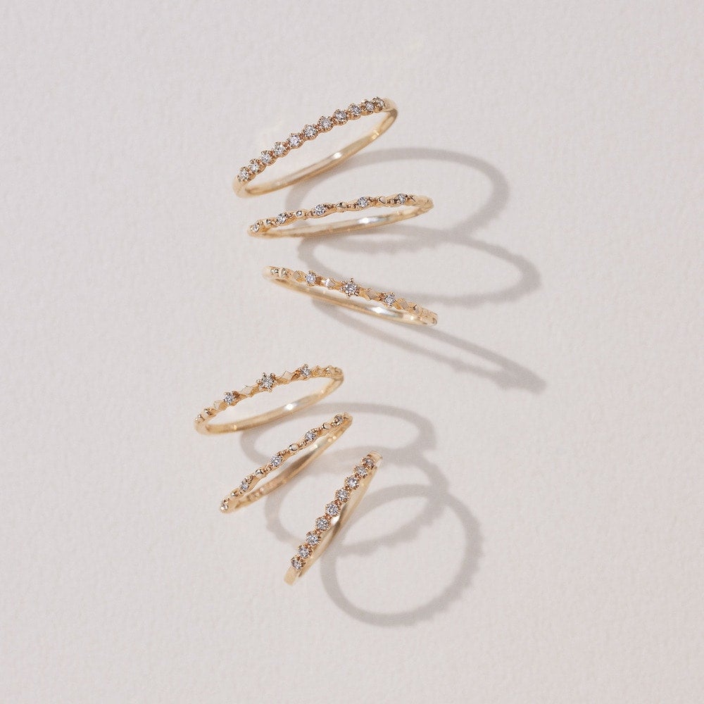 K10ダイヤモンドピンキーリング｜ピンキーリング｜ノジェス 公式