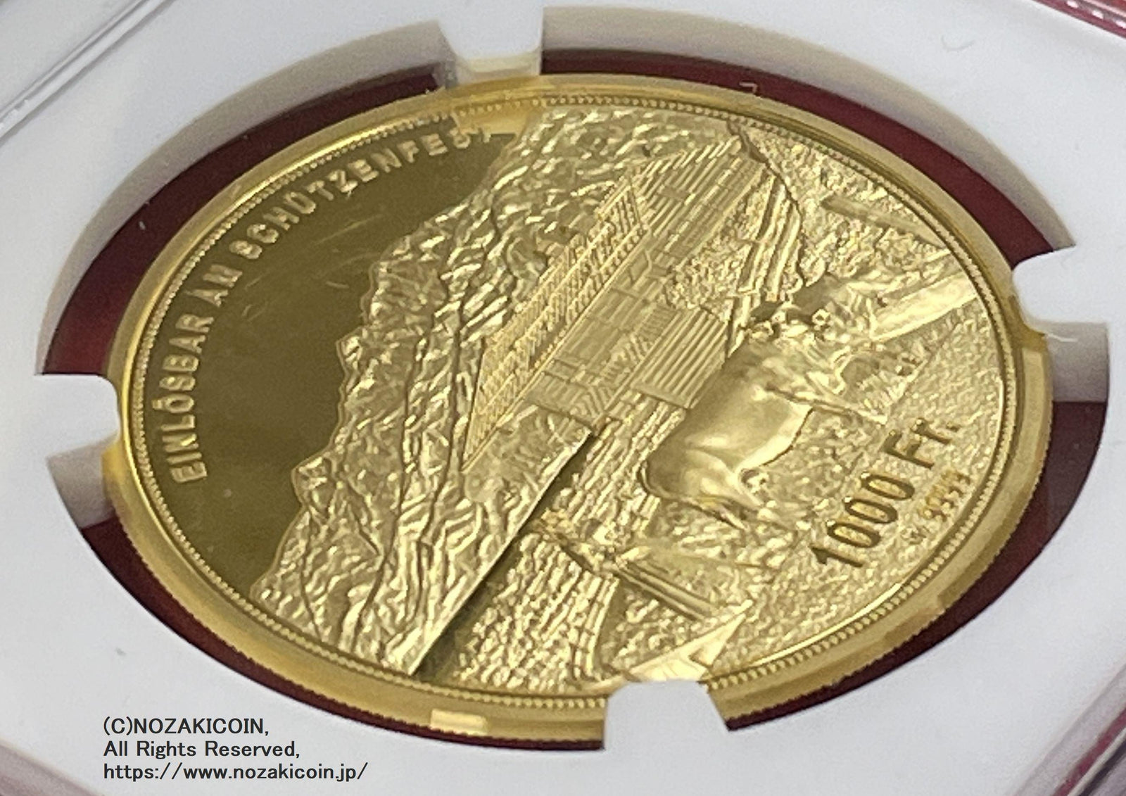 Swiss Shooting Festival 1000 Franc Gold Coin 2023 Obwalden Ultra