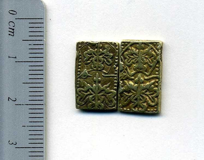 元文一分判金 真文一分 2枚 – 野崎コイン