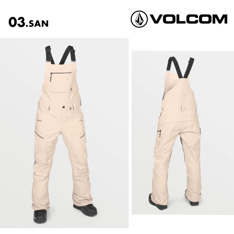 VOLCOM/ボルコム レディース GORE-TEX スノー ビブパンツ ELM STRETCH