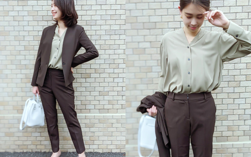 営業職女子が感激！ 防寒できちゃう秋冬スーツ。PLST新作セットアップ