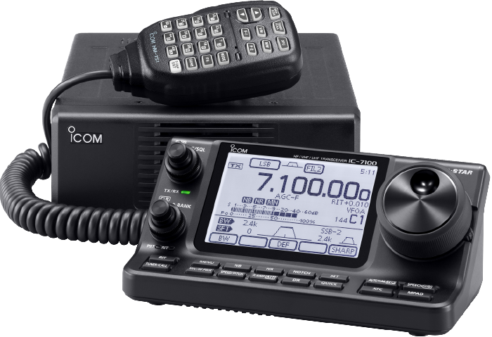 IC-7100 100Wﾀｲﾌﾟ 1.9-430MHz オールモード 送料無料（沖縄・離島は除く）