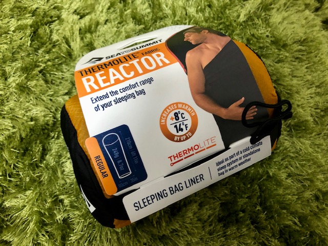 インナーシュラフ】SEA TO SUMMITのサーモライトリアクターが冬