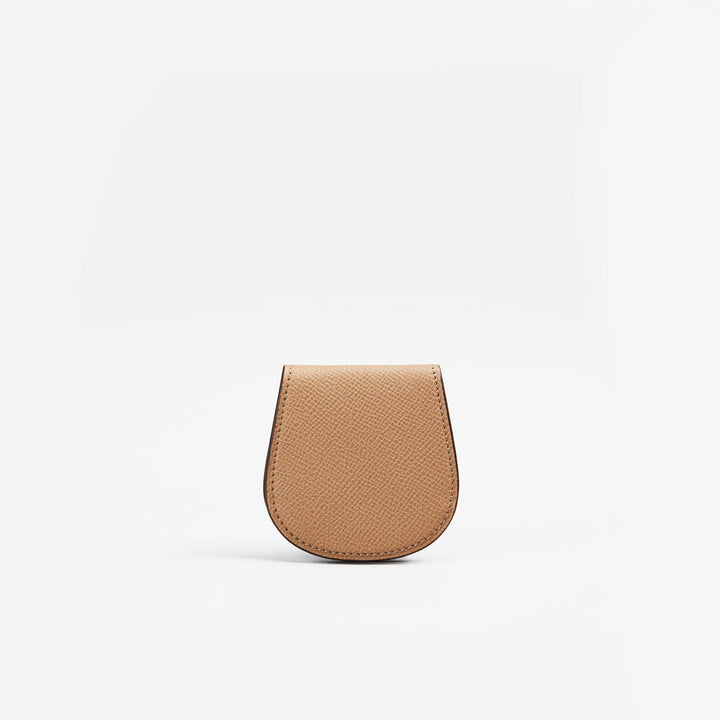 大峽製鞄－【1371-ECF】馬蹄型フラット小銭入れ (ブラック)