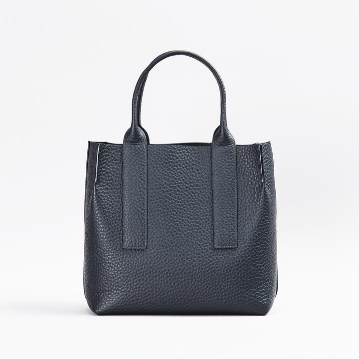 大峽製鞄－一枚仕立て手提げトートS『トワリ26』【1384-QTW】（ブラック）