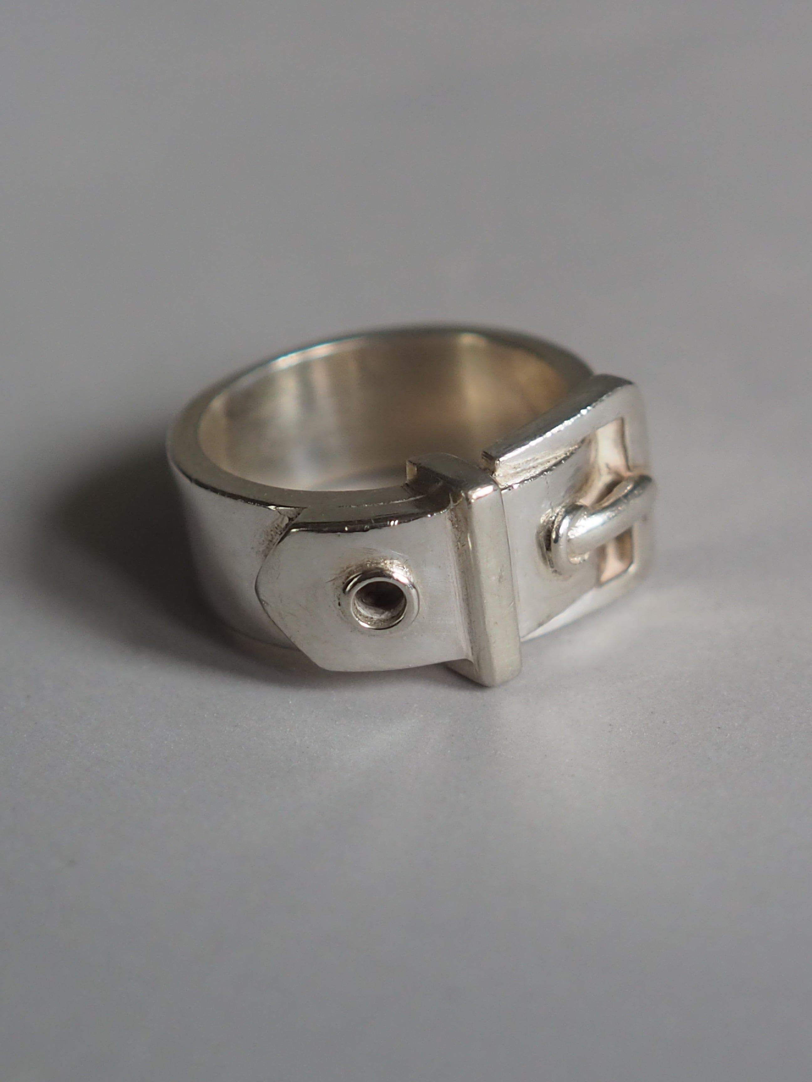 VINTAGE HERMES ヴィンテージ エルメス 1960s リング シルバー SV800