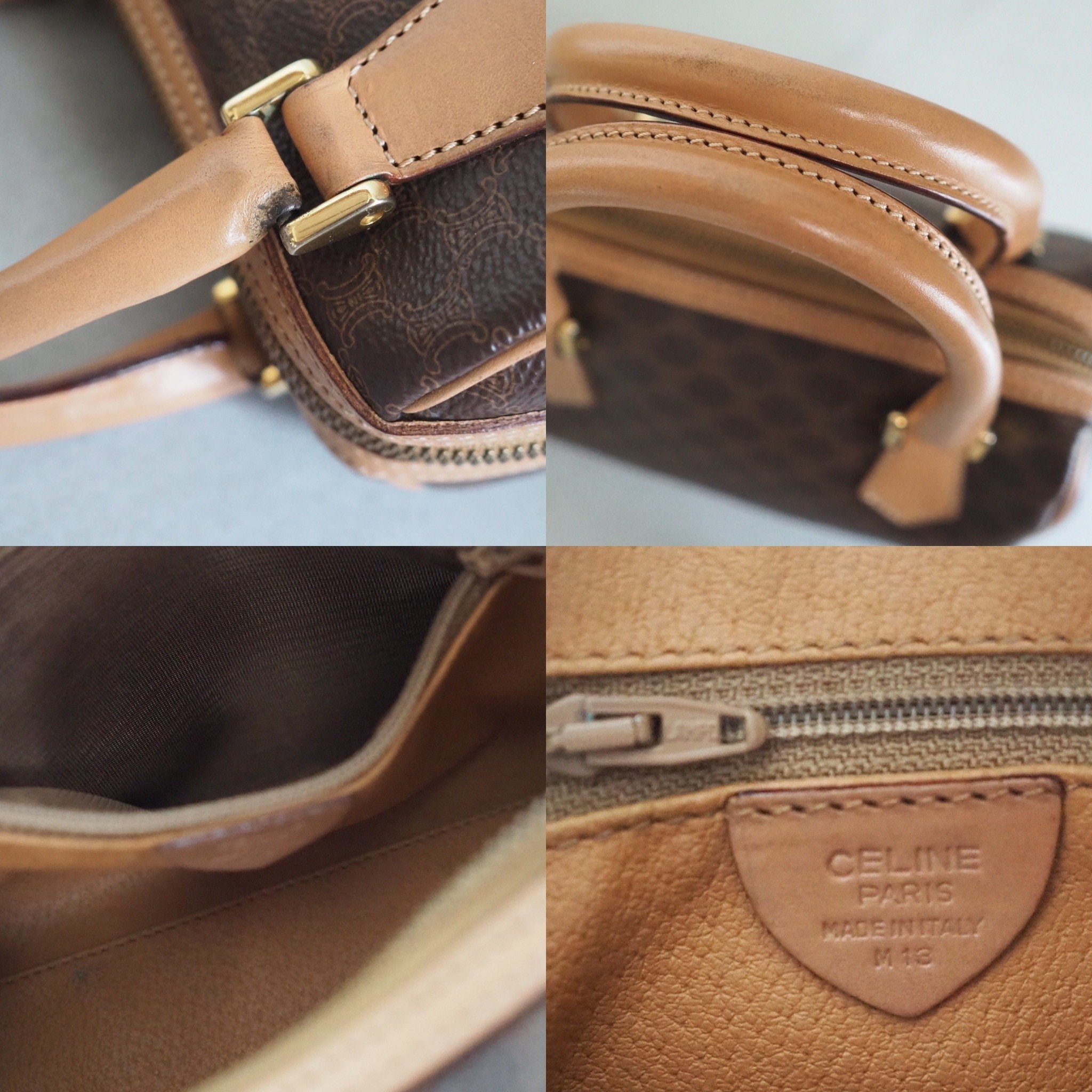 CELINE マカダム 2way ミニボストンバッグ