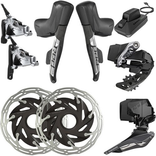 SRAM ( スラム ) コンポセット Red eTap AXS HRD 2X Groupset ( レッド