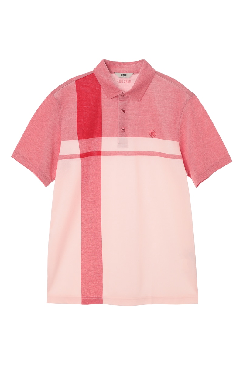 DAKS GOLF] チェック冷感半袖ポロシャツ D52M181313｜DAKS（ダックス