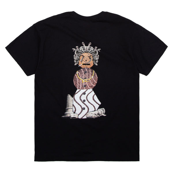Quartersnacks Medusa Snackman Tee Black - Orchard Skateshop
