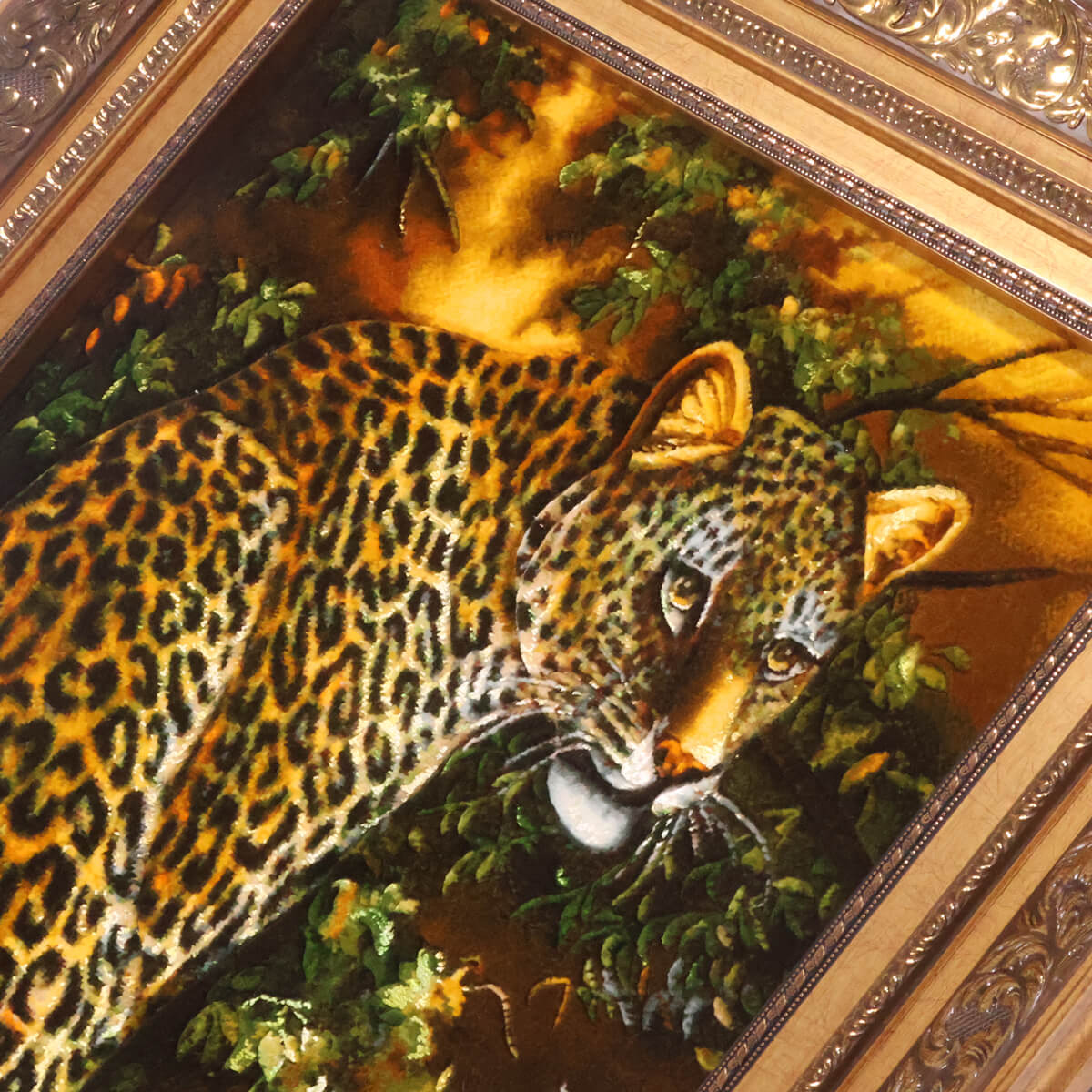 ペルシャ絨毯 タブリーズ産 絵画絨毯 85×66cm（FP-70260） – ギャッベ