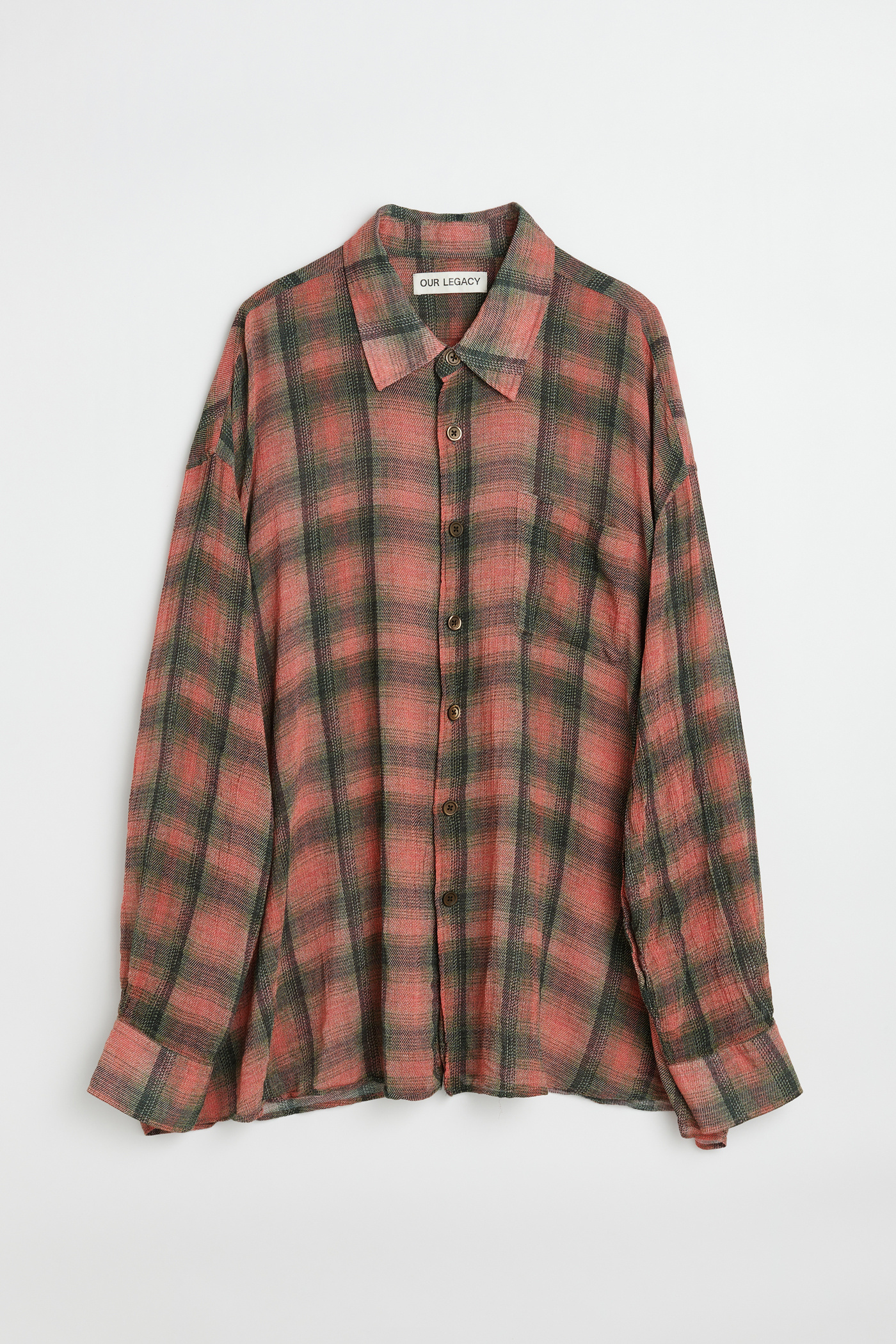 Our Legacy - Borrowed Shirt Big Lumbercheck Print