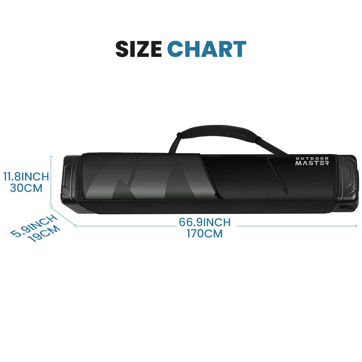 スノーボードバッグ - 高級ABSハードシェル＆ソフトフォームパッド