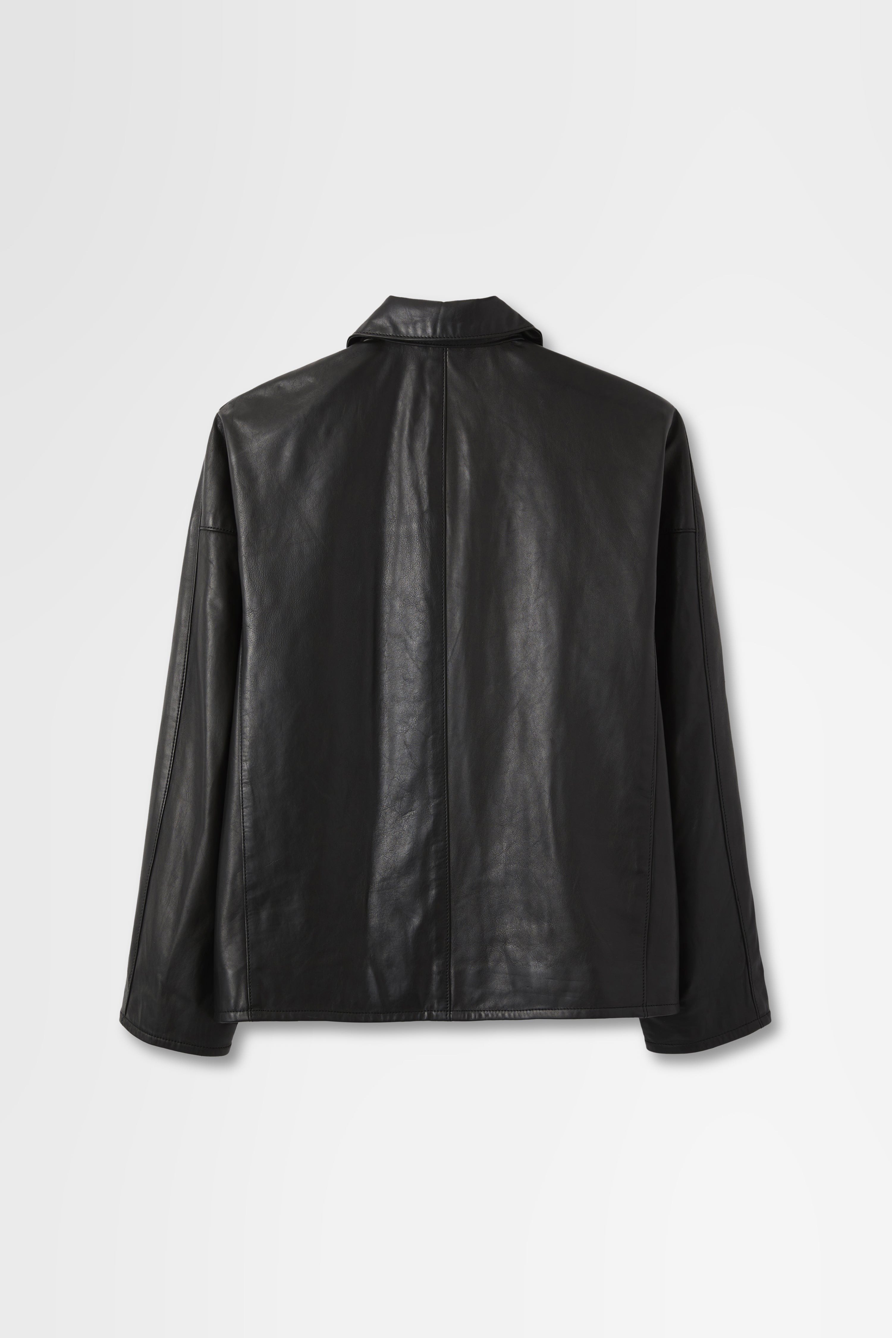 Leather Zip-Up Blouson – OVERCOAT