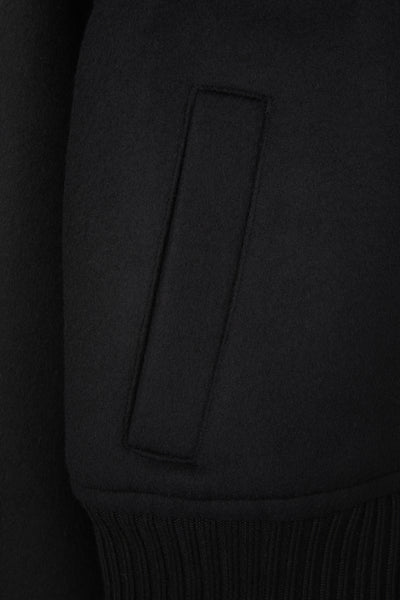 Cropped MA-1 Bomber Jacket in Double Face Beaver – OVERCOAT