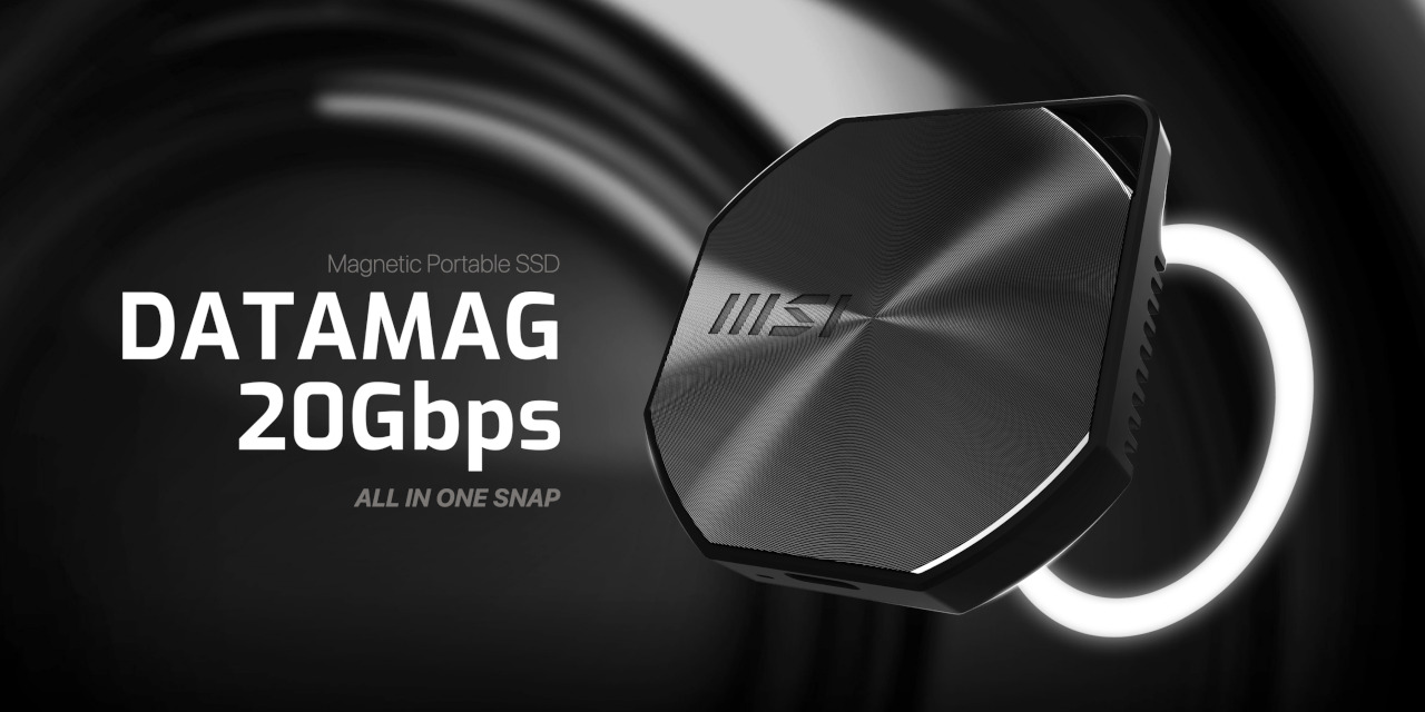 MSI DATAMAG 20Gbps Magnetic Portable SSD Review - PC Perspective