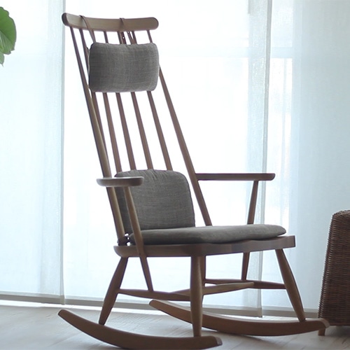 フレンドリー ロッキングチェア(レッドオーク) | ナガノインテリア