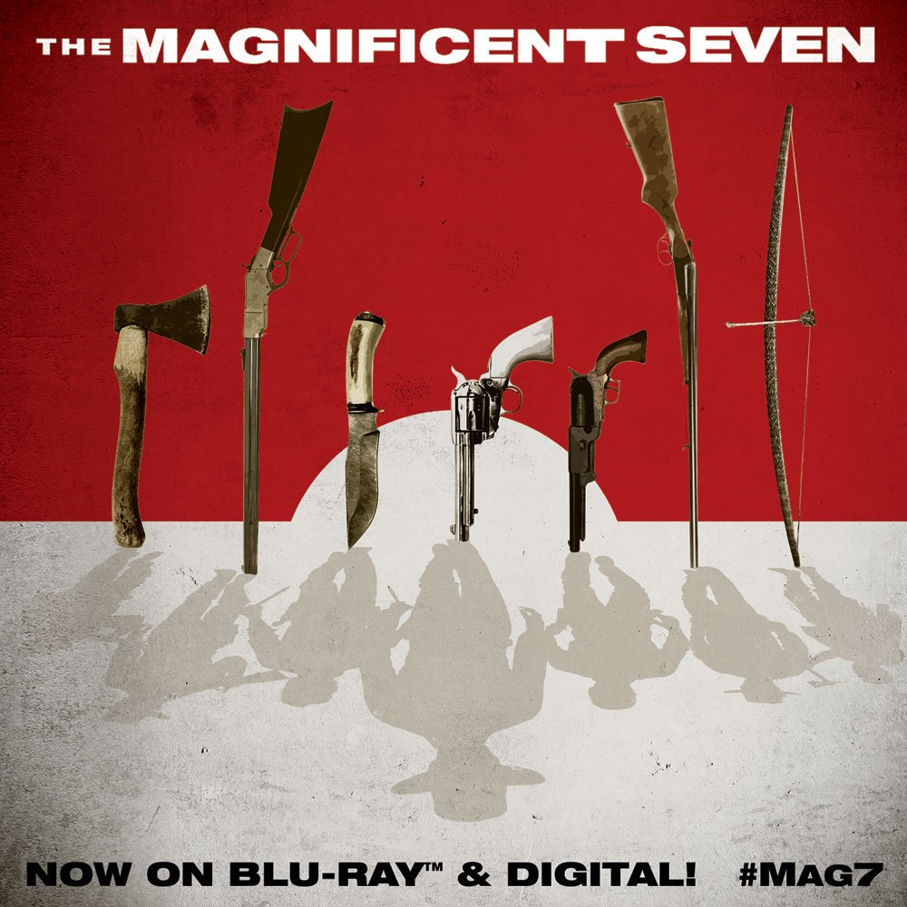 これ「マグニフィセント・セブン」の海外Blu Ray販促用のポスター