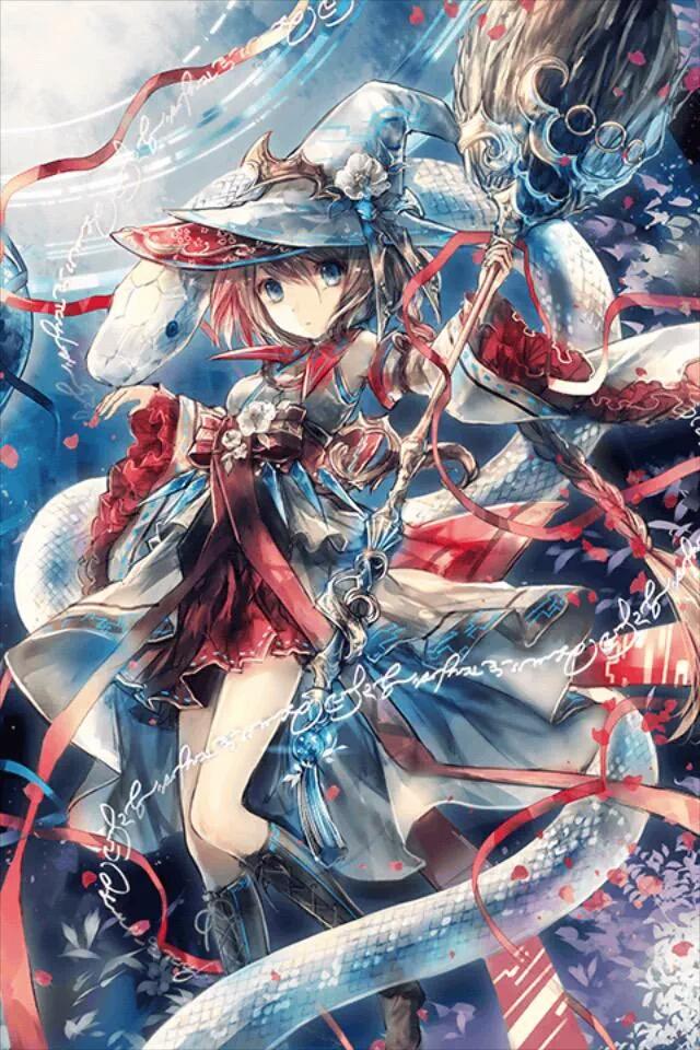 ファボされた数だけ欲しいカード言う 白蛇の魔女 ミント&黒蛇の魔女