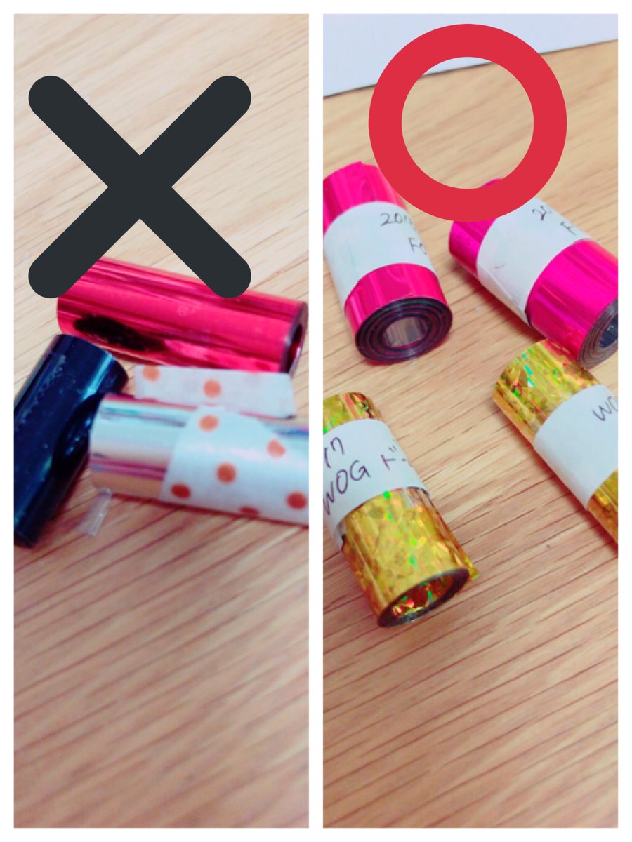 もし！もしこんな感じで銀テ止めてる方がいればお知らせです！ WOG