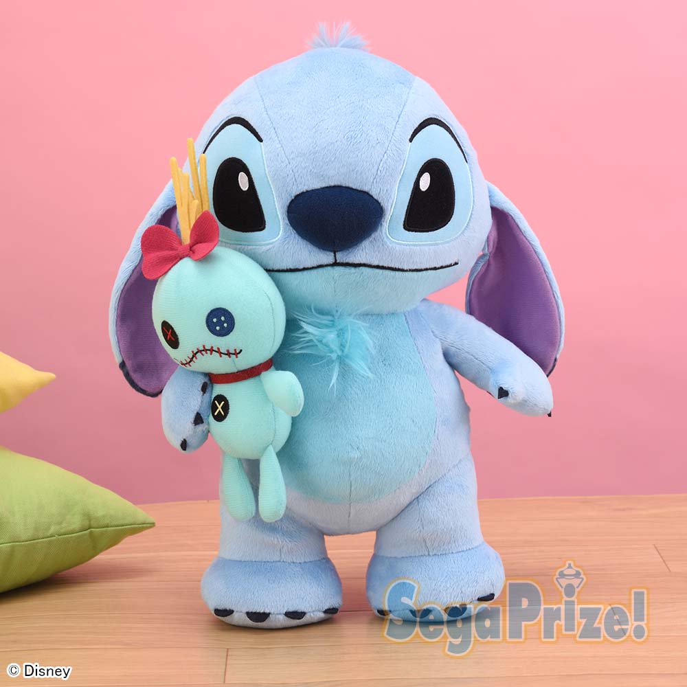 プライズ】「スクランプ」を抱えたとっても可愛い「スティッチ」の