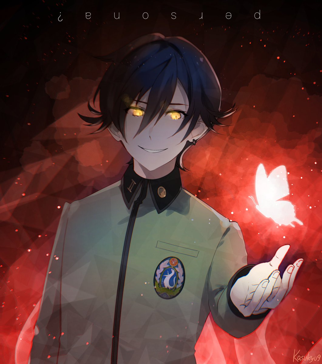 最も美しい主人公！ #女神異聞録ペルソナ #ピアスの少年