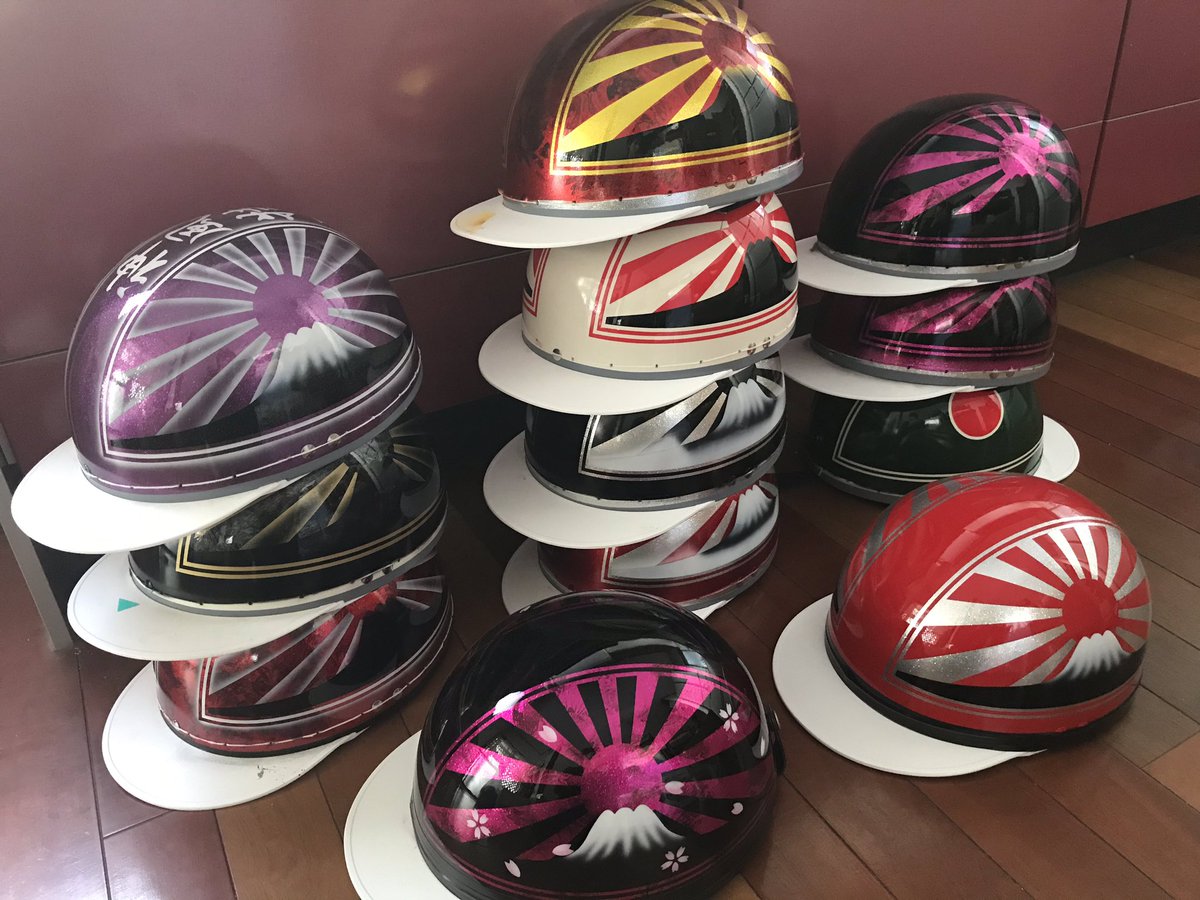 コルク半 ニャンちゅう様 専用出品 コルク半 ヘルメット 半キャップ 族