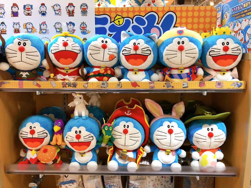 🍀キャラクターコーナー🍀 #ドラえもん 映画40周年記念ぬいぐるみ第二