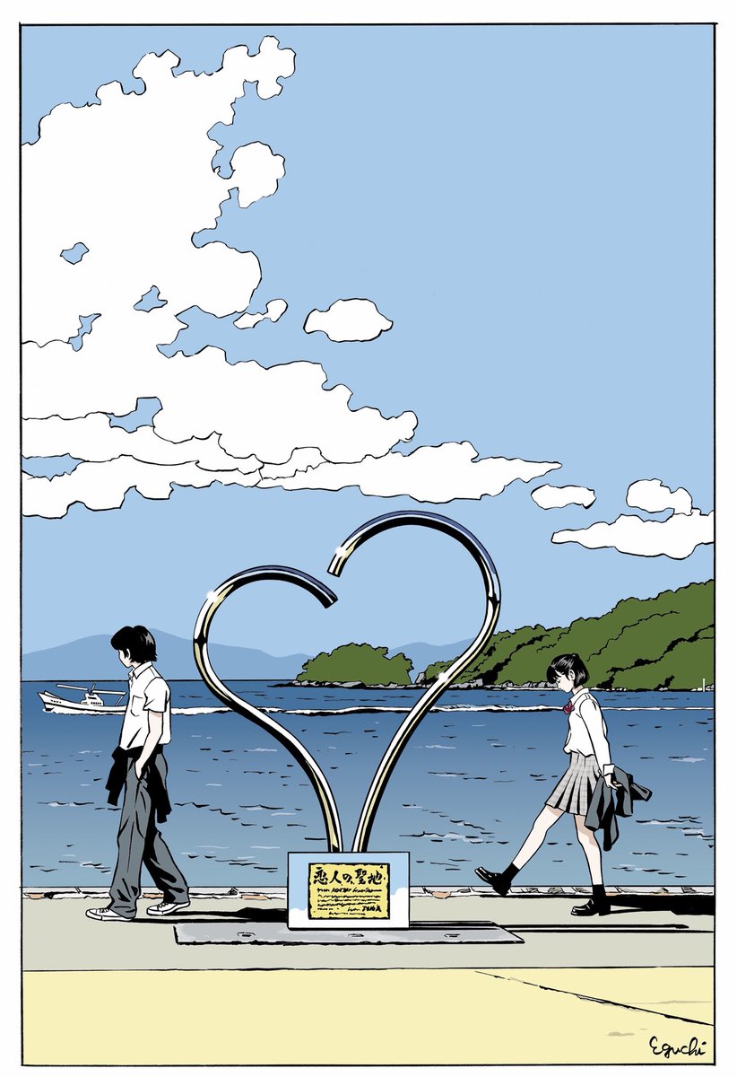 故郷、水俣市の新しいポスター描いた。待たせに待たせて前回のから実に