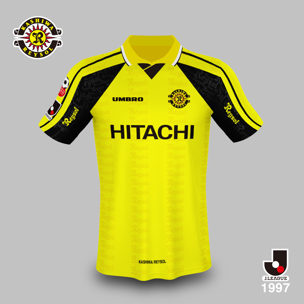 Jユニ図鑑 】 柏レイソル 1997 by umbro アンブロとサプライヤー契約を