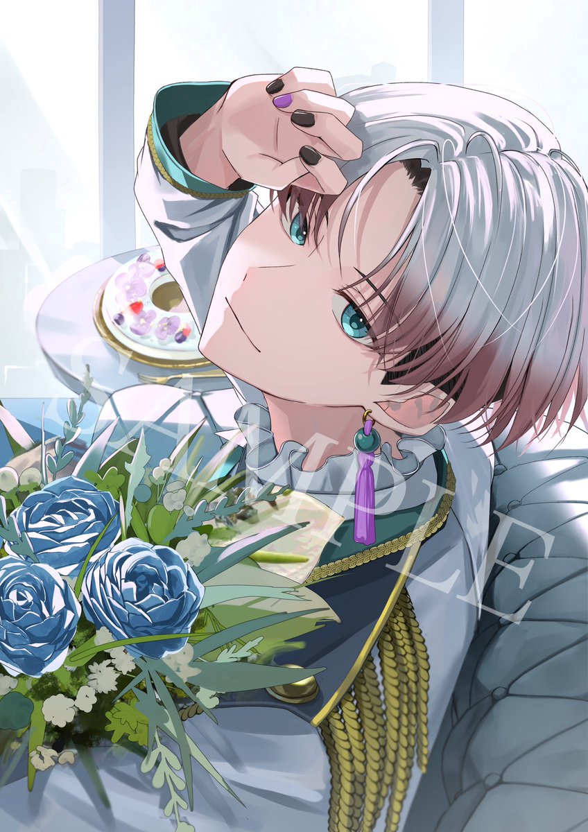 お仕事】 お誕生日にあわせて神柴健三くんのイラストを 描き下ろしさせ