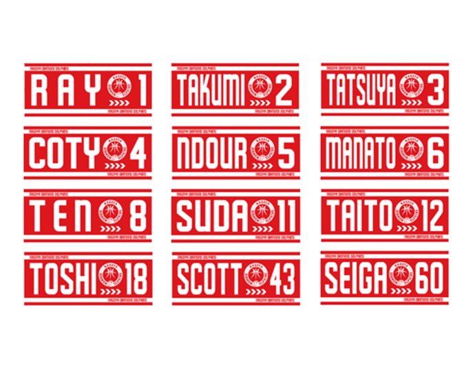 グッズ情報】 今シーズンNEWデザインの『選手ネームと番号が大きく入っ