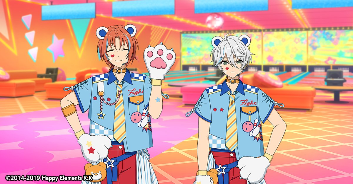 スカウト情報】 レオとカンナのカードにはルーム衣装が付いています