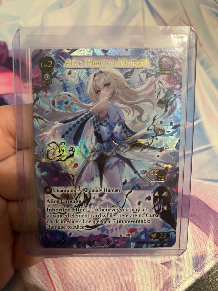 Alice, Phantom Monarch 34/72 I hadn't dared hope to actually pull