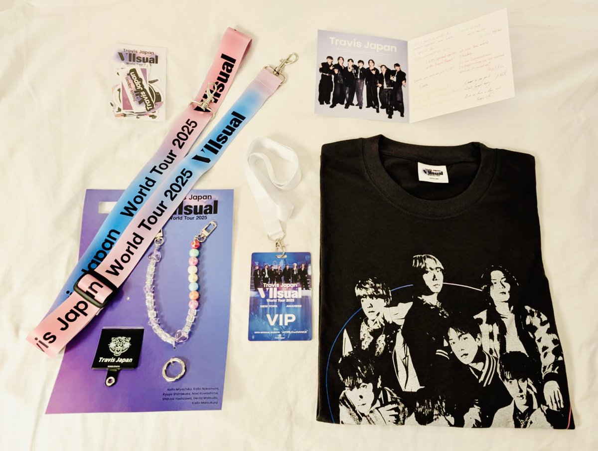 Travis Japan World Tour 2025 VIIsual”VIP特典とツアーグッズ