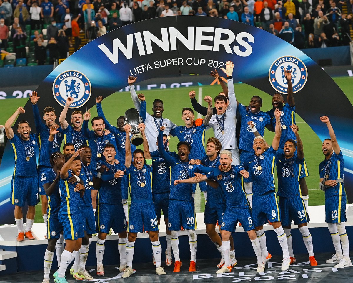 UEFA Super Cup winners #OTD in 2021! 🏆💙