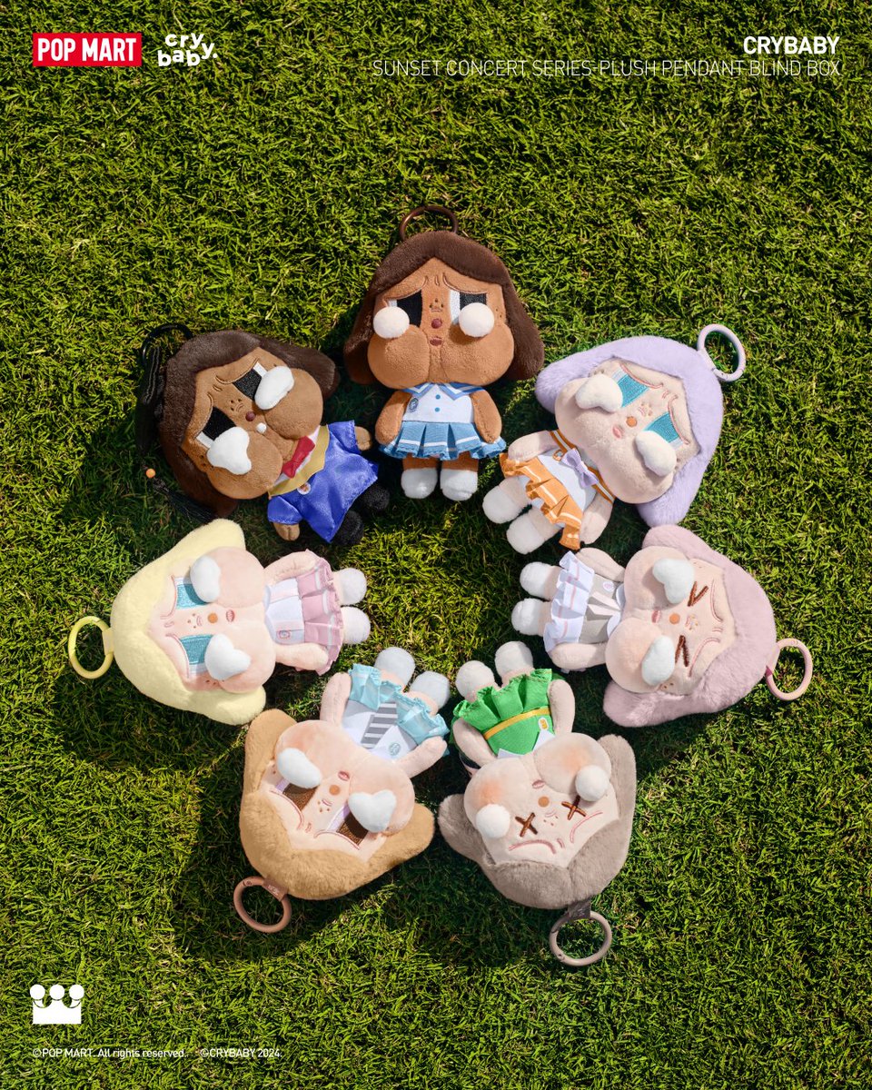 🆕CRYBABY Sunset Concert シリーズ ぬいぐるみペンダント いろんな