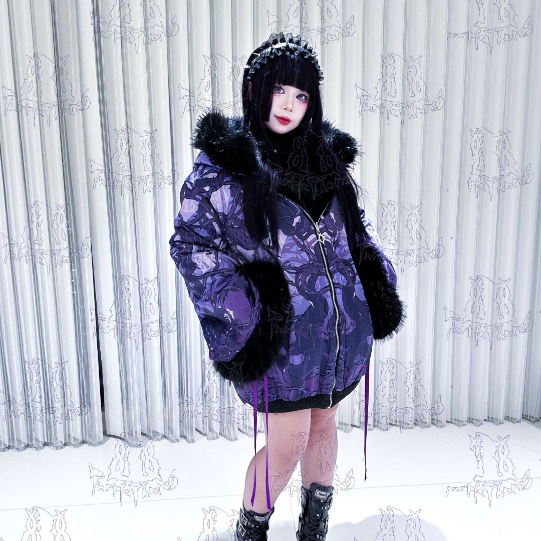 Purple Star ファージャケット【Purple Thorn】 リバーシブルタイプの