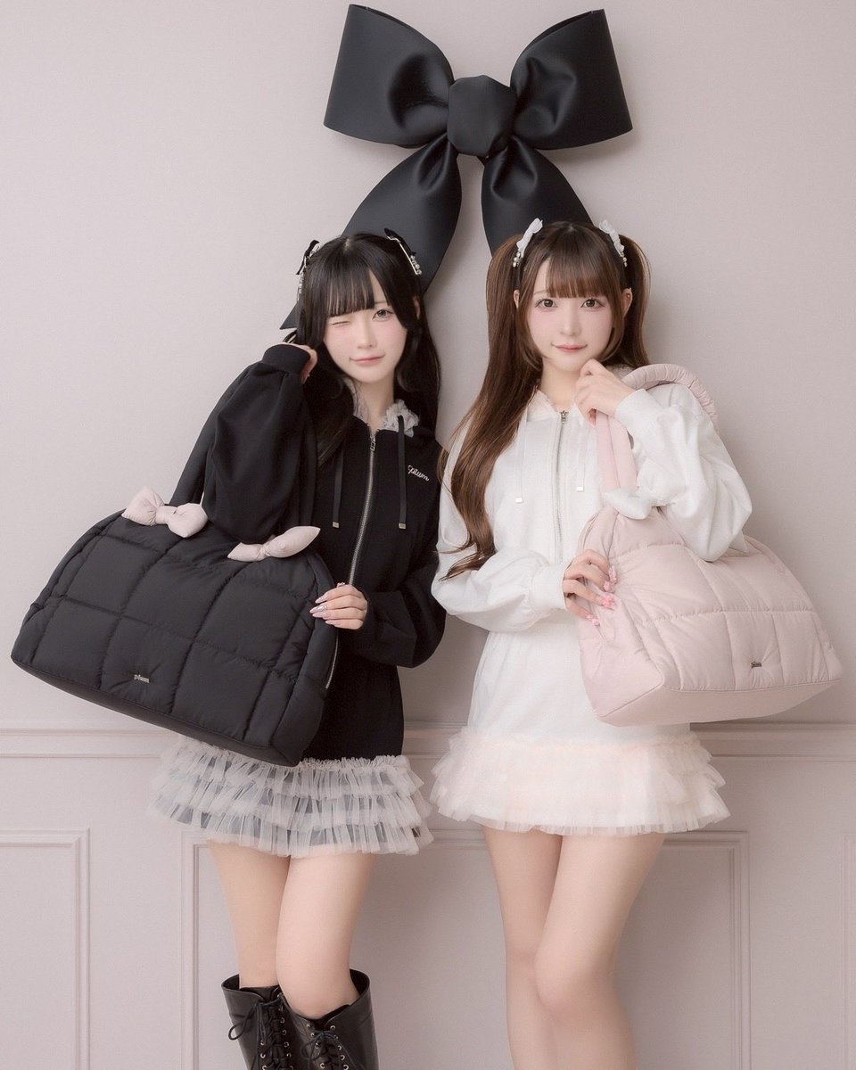 pium January Collection 🎀／ ♡ボリュームリボンキャリーオン