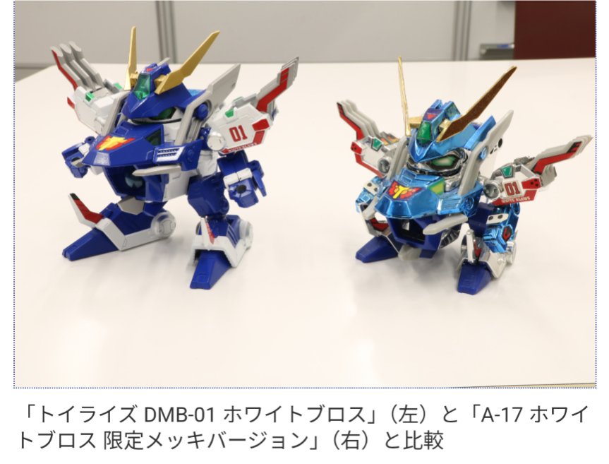 なんで当時品と比べる際に、ホワイトブロスだけメッキバージョンと比較