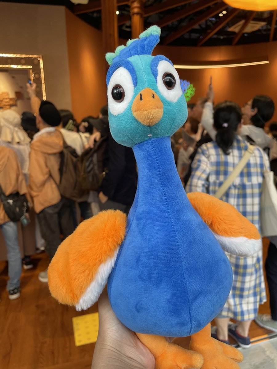 インドパビリオンのオフィシャルキャラクター・マユールくん #大阪