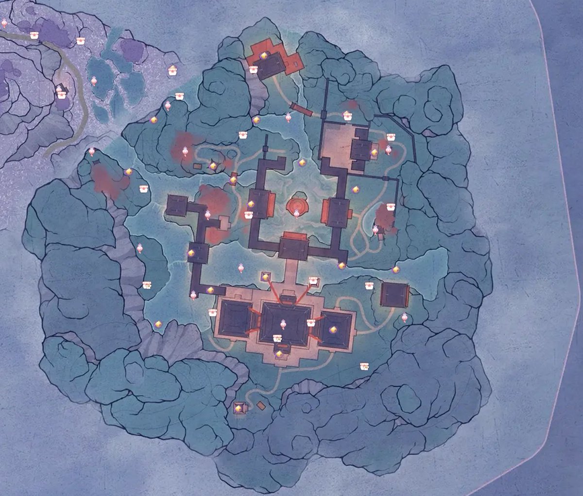 大陸スタイリスト作の非公式マップツール奇迹大陆营地 ▽万相境の