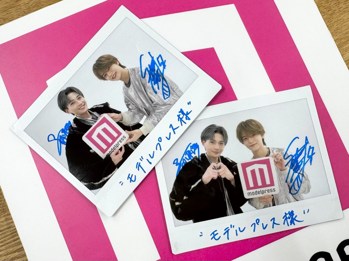 FANTASTICS八木勇征さん＆中島颯太さん サイン入りチェキを2名様に